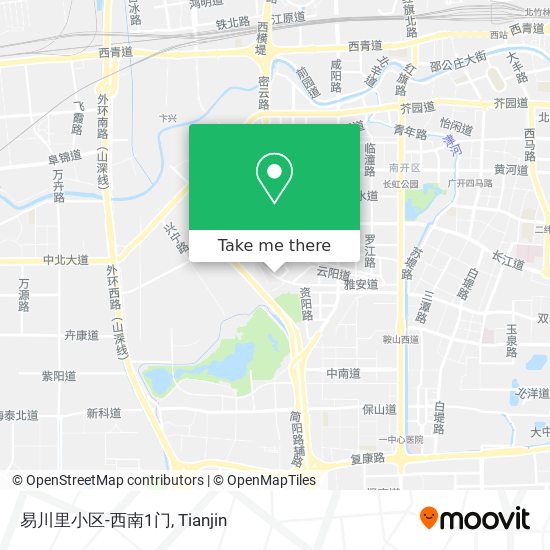 易川里小区-西南1门 map