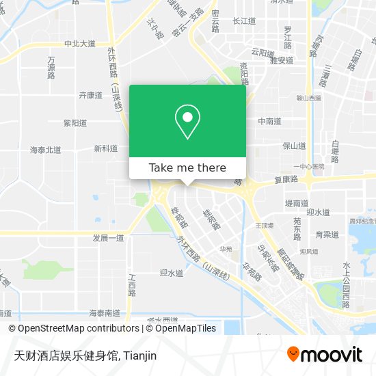 天财酒店娱乐健身馆 map