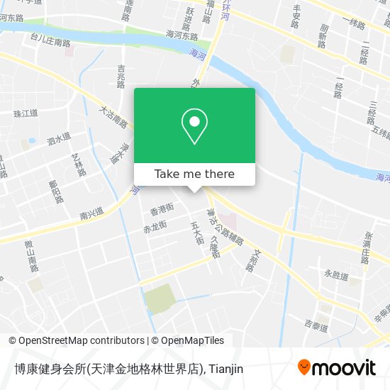 博康健身会所(天津金地格林世界店) map