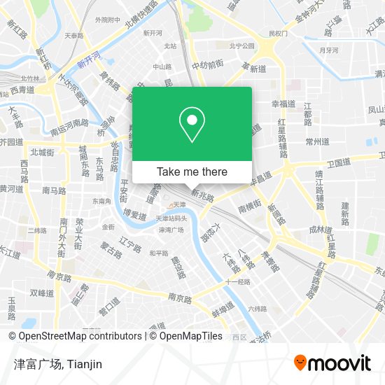 津富广场 map