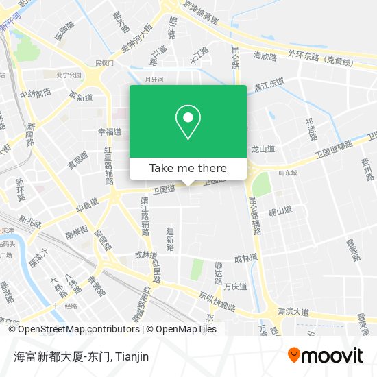 海富新都大厦-东门 map