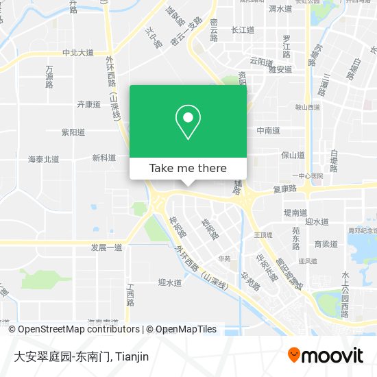 大安翠庭园-东南门 map