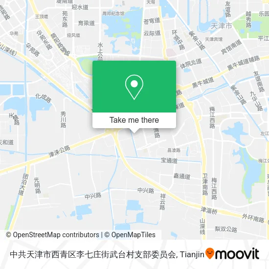 中共天津市西青区李七庄街武台村支部委员会 map