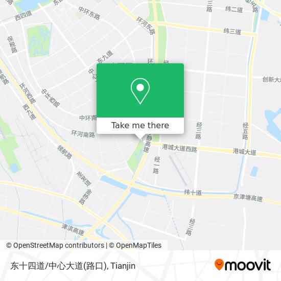 东十四道/中心大道(路口) map