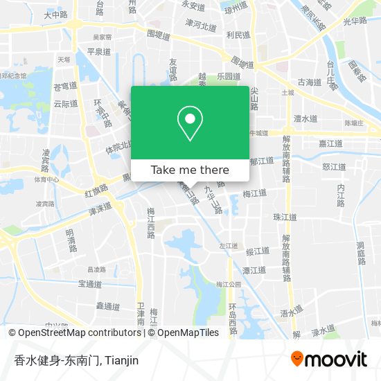 香水健身-东南门 map