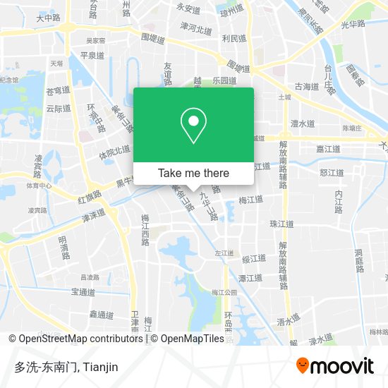 多洗-东南门 map