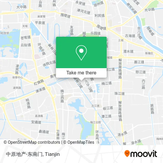 中原地产-东南门 map