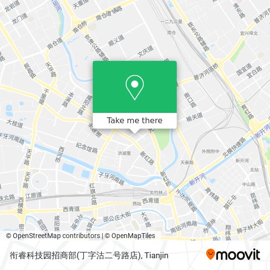 衔睿科技园招商部(丁字沽二号路店) map
