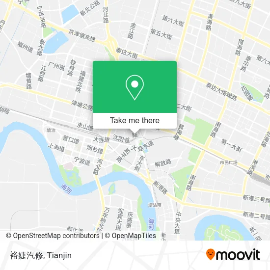 裕婕汽修 map