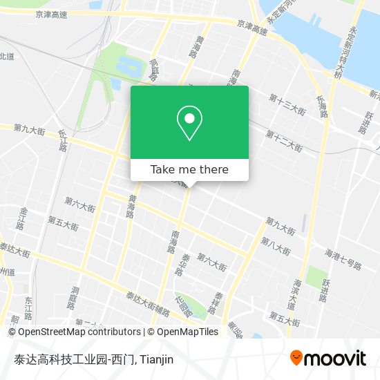 泰达高科技工业园-西门 map