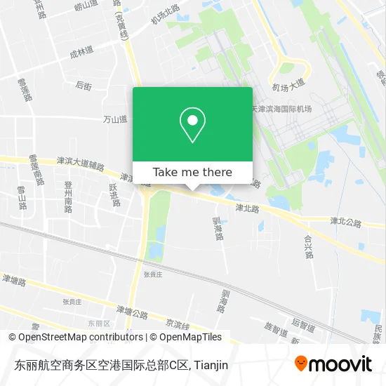 东丽航空商务区空港国际总部C区 map