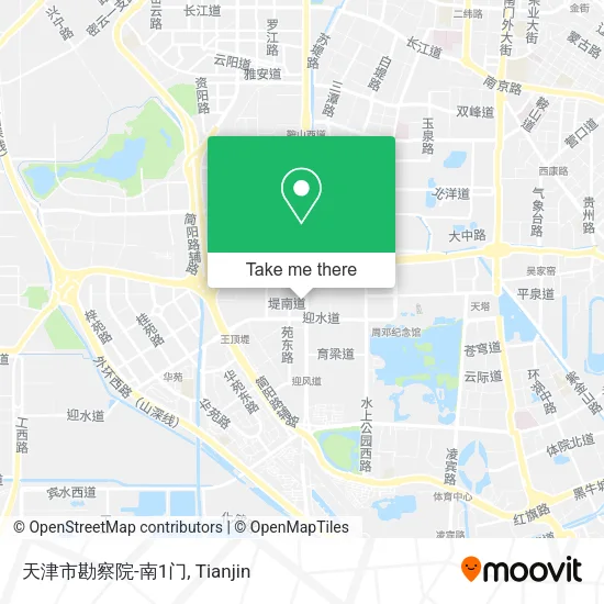 天津市勘察院-南1门 map