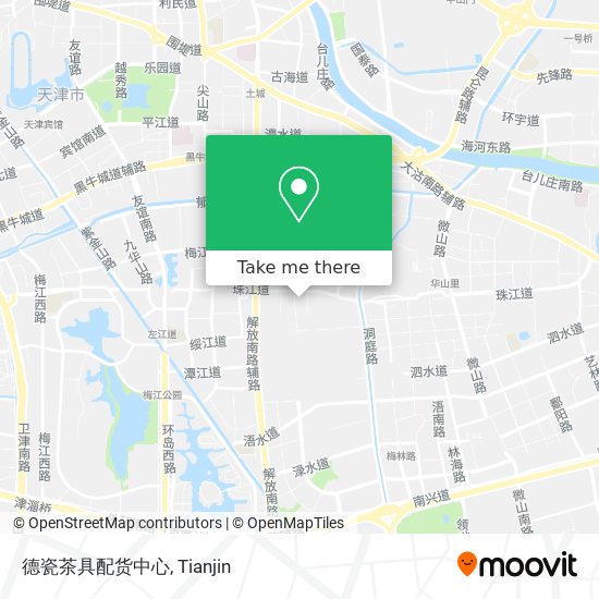 德瓷茶具配货中心 map