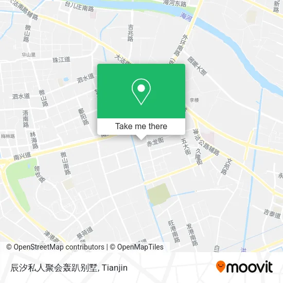辰汐私人聚会轰趴别墅 map