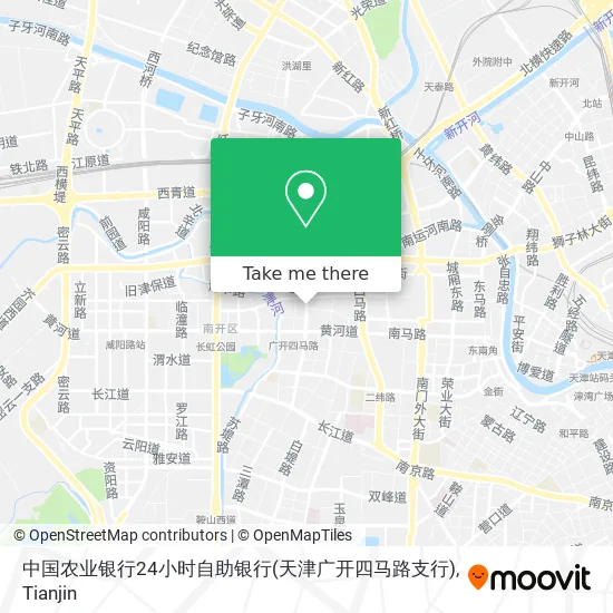 中国农业银行24小时自助银行(天津广开四马路支行) map