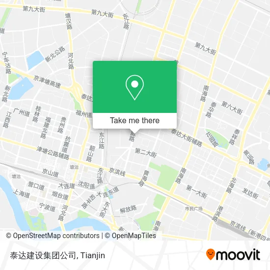 泰达建设集团公司 map