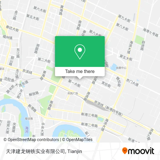 天津建龙钢铁实业有限公司 map