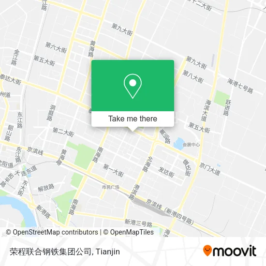 荣程联合钢铁集团公司 map