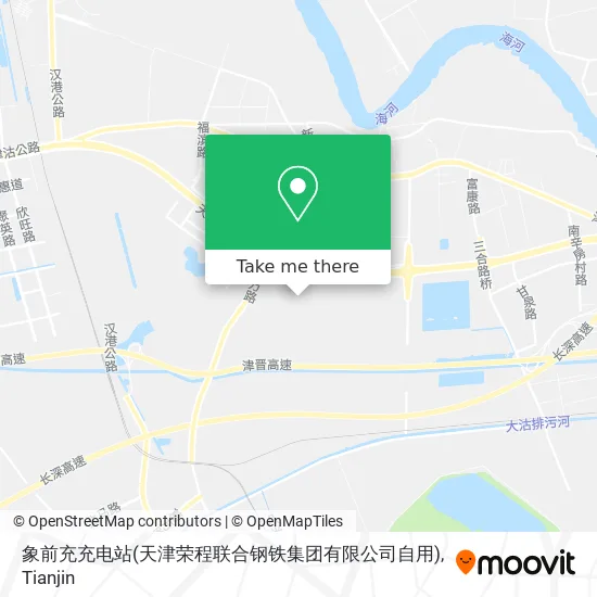 象前充充电站(天津荣程联合钢铁集团有限公司自用) map