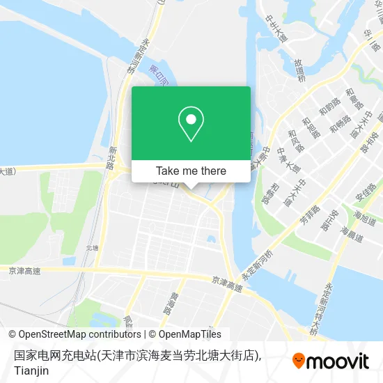 国家电网充电站(天津市滨海麦当劳北塘大街店) map