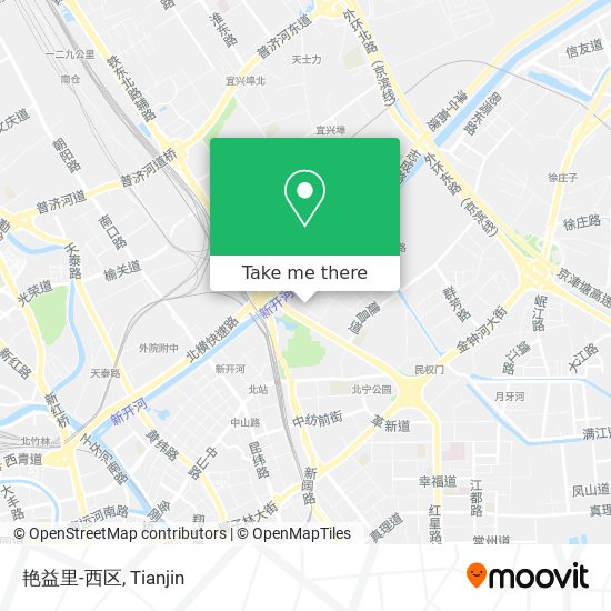 艳益里-西区 map