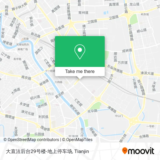 大直沽后台29号楼-地上停车场 map