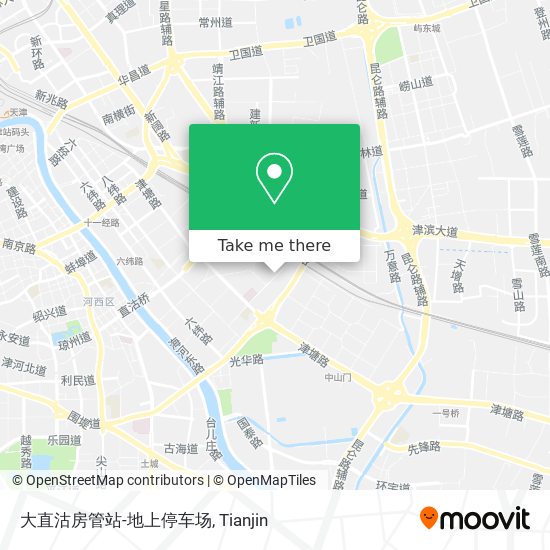 大直沽房管站-地上停车场 map