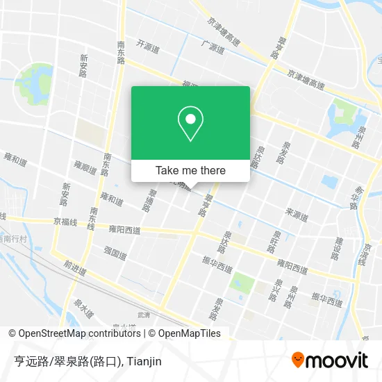 亨远路/翠泉路(路口) map