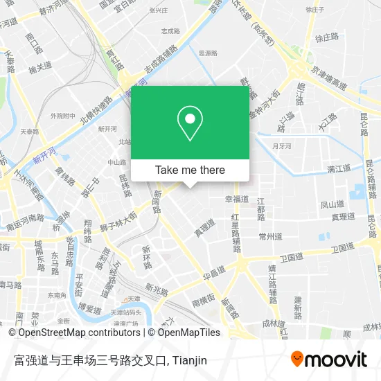 富强道与王串场三号路交叉口 map