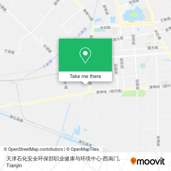 天津石化安全环保部职业健康与环境中心-西南门 map