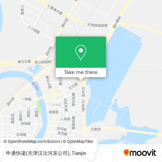 申通快递(天津汉沽河东公司) map