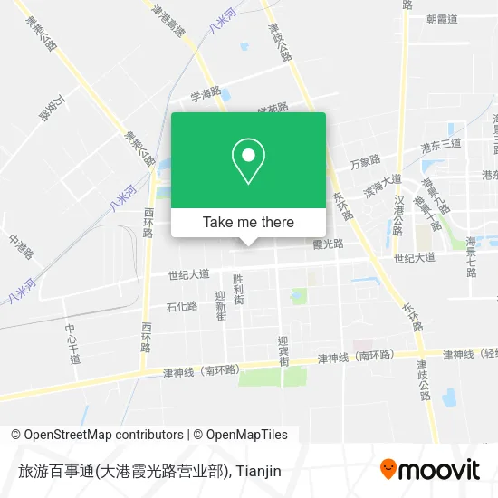旅游百事通(大港霞光路营业部) map