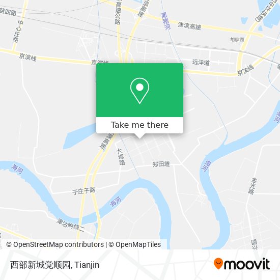 西部新城觉顺园 map