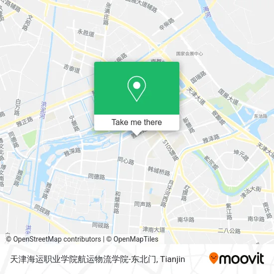 天津海运职业学院航运物流学院-东北门 map