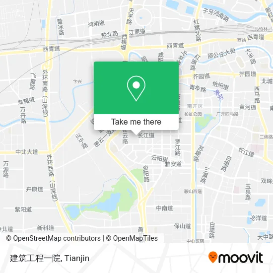 建筑工程一院 map