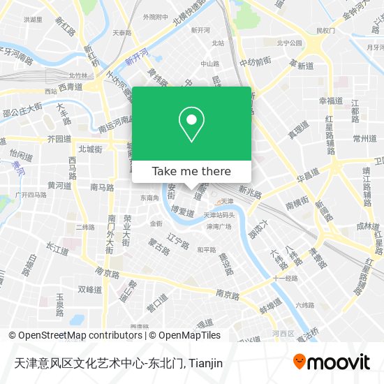 天津意风区文化艺术中心-东北门 map
