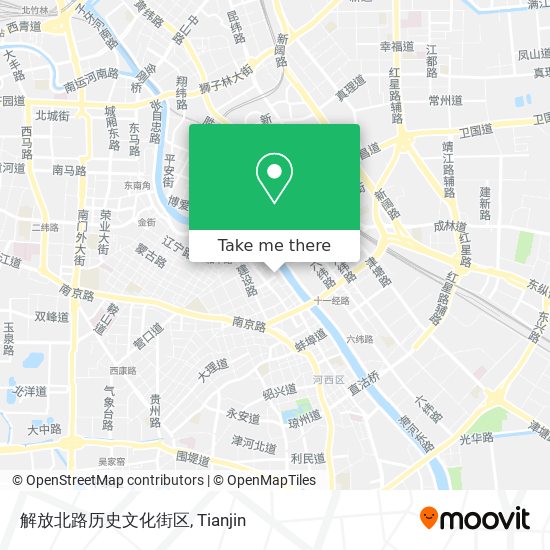 解放北路历史文化街区 map