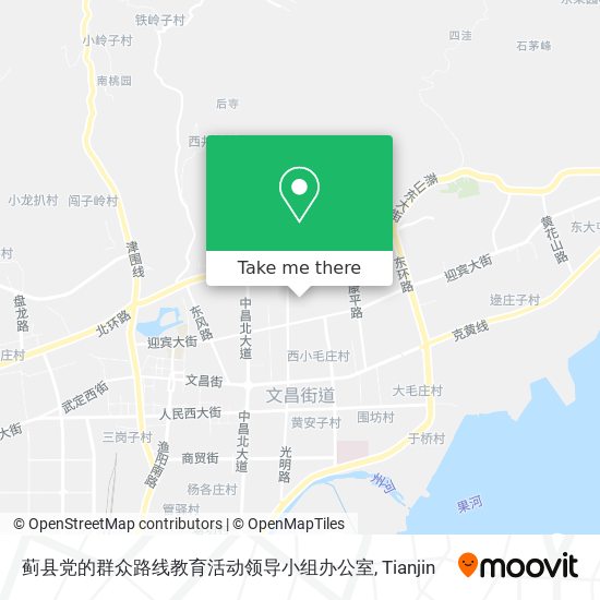 蓟县党的群众路线教育活动领导小组办公室 map