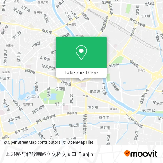 耳环路与解放南路立交桥交叉口 map