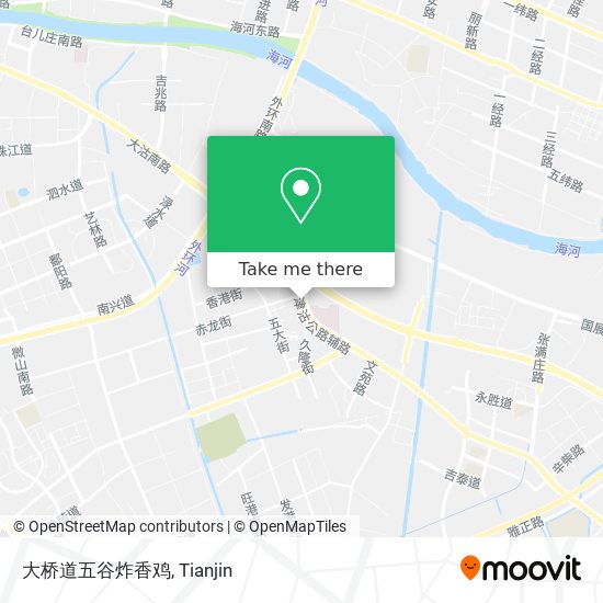 大桥道五谷炸香鸡 map