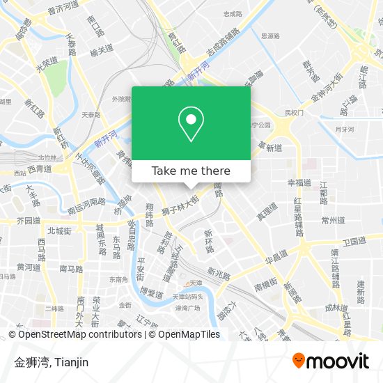 金狮湾 map