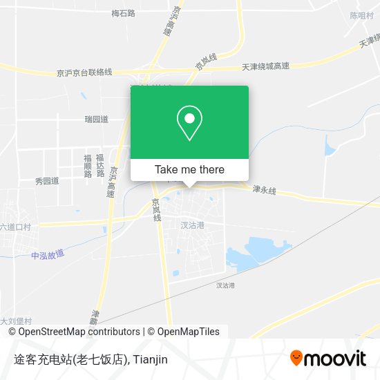 途客充电站(老七饭店) map
