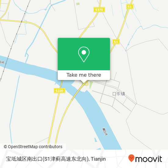 宝坻城区南出口(S1津蓟高速东北向) map