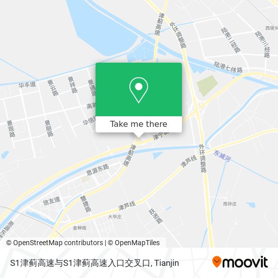 S1津蓟高速与S1津蓟高速入口交叉口 map