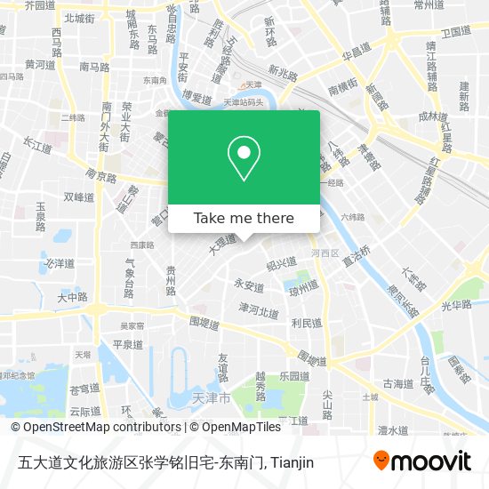 五大道文化旅游区张学铭旧宅-东南门 map