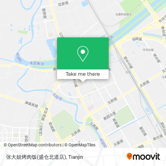 张大姐烤肉饭(盛仓北道店) map