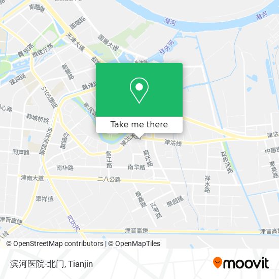 滨河医院-北门 map