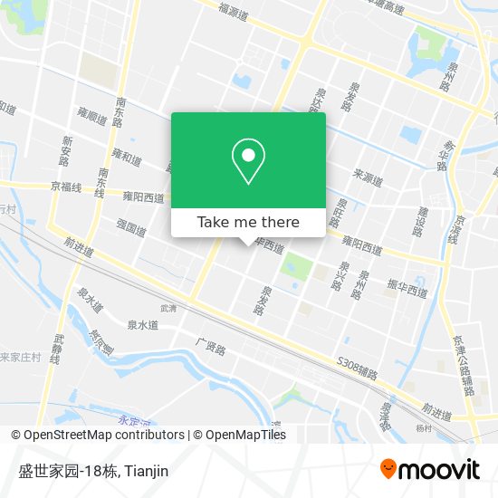 盛世家园-18栋 map