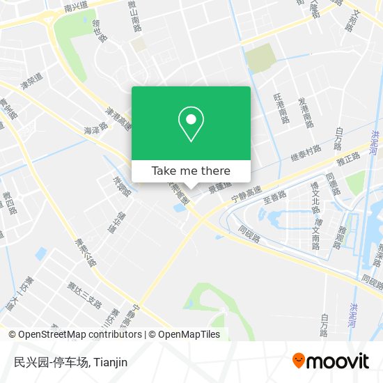 民兴园-停车场 map