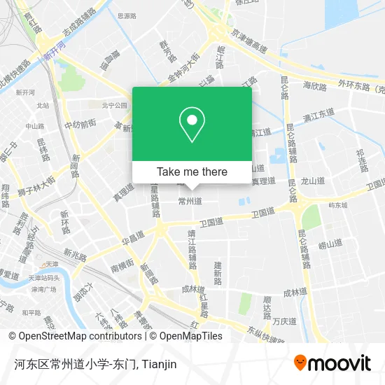 河东区常州道小学-东门 map